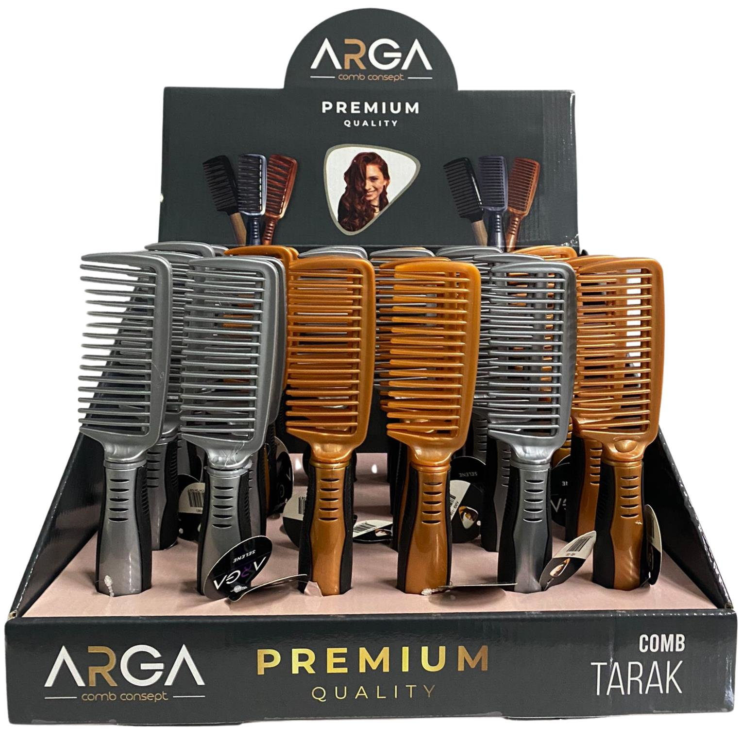 ARGA-SELENE METALİC DÜZ TARAK*96