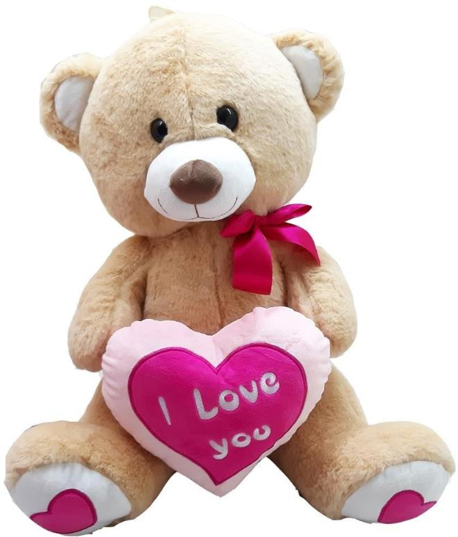 HALLEY-40 CM I LOVE YOU KALPLİ AYI