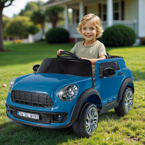 DOLU-RIDE ON 12V AKÜLÜ ARABA KUMANDALI MAVİ