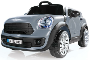 DOLU-RIDE ON 12V AKÜLÜ ARABA KUMANDALI GRİ