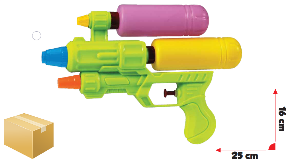 VİVİ-POŞETLİ İKİ HAZNELİ SU TABANCASI (120)