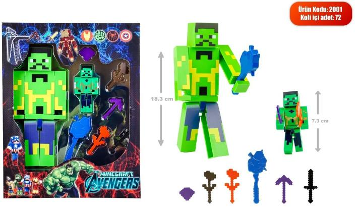 KMB-TEKLİ BÜYÜK MINECRAFT HULK*72