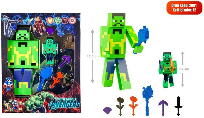 KMB-TEKLİ BÜYÜK MINECRAFT HULK*72