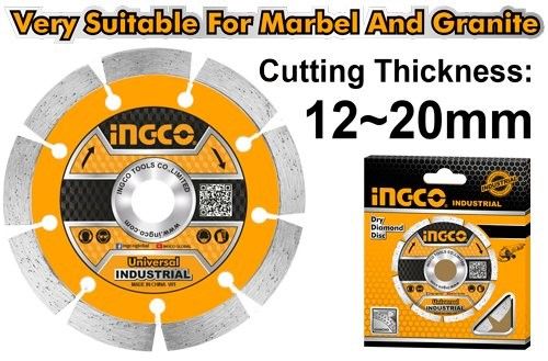 INGCO-''ENDÜSTRIYEL KURU ELMAS DISK 125MMX22.2MM