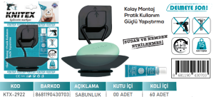 KNITEX-5 K-2 SİYAH SABUNLUK VKM