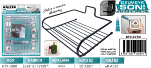 KNITEX-5 K1 SİYAH ORTA BOY SABUNLUK VKM