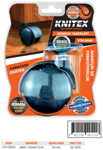 KNITEX-PLASTİK BÜYÜK TABLALI TEKER