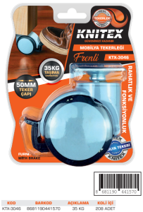 KNITEX-50'LİK TABLALI FRENLİ TEKER