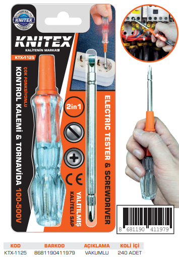 KNITEX-2 İN 1 KONTROL KALEMİ KTX-1125