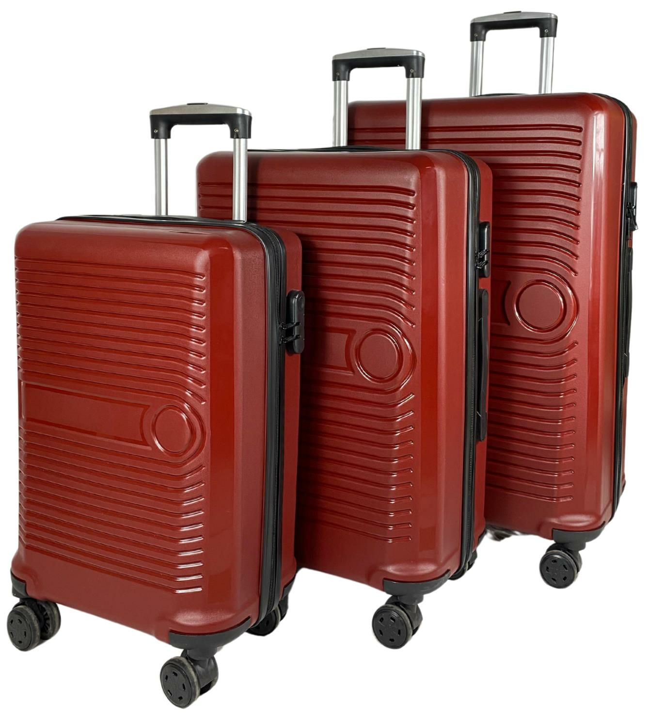 BUSINESS-BORDO 3 LÜ SET VALİZ