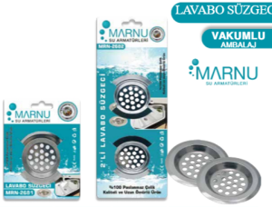 MARNU- 2Lİ METAL LAVABO SÜZGECİ MRN-2682