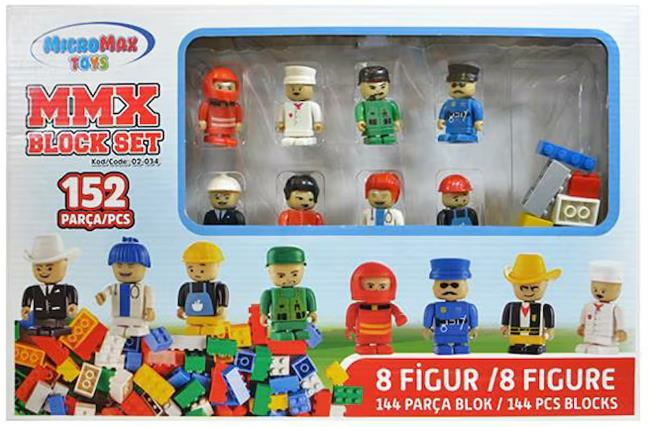 MMX-8 FİGÜRLÜ 152 PARÇA BLOCKS SET (6)