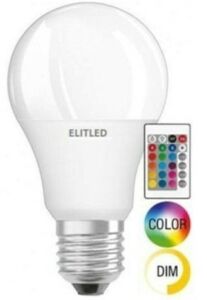 ELİT LED RGB KUMANDALI AMPUL 9W