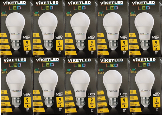 ELİT LED-VİKET LED ECO 9 W (10LU)