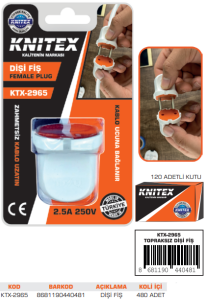 KNITEX-Z-5 TOPRAKSIZ DİŞİ FİŞ