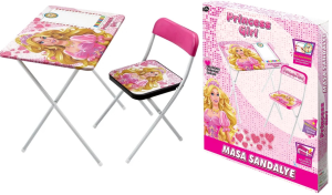 BEREN-DERS ÇALIŞMA MASASI PEMBE KIZ (4)