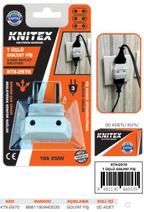 KNITEX-T 3'LÜ GOLYAT FİŞ