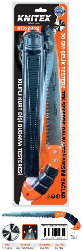 KNITEX-B-4 KILIFLI KURT DİŞİ BUDAMA TESTERESİ