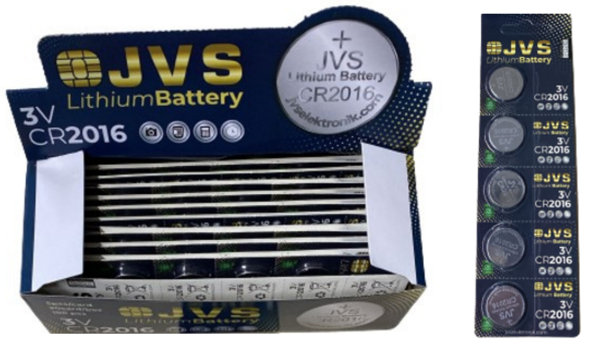 JVS-LİTYUM PARA PİL 5'Lİ 20 KART