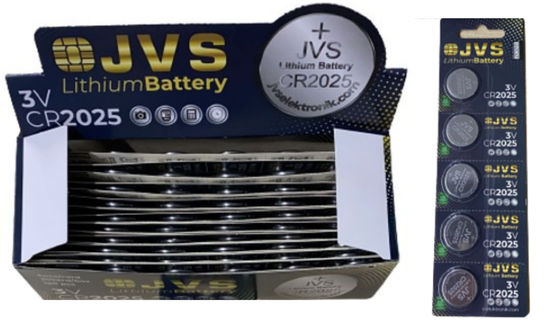 JVS-LİTYUM PARA PİL 5'Lİ 20 KART