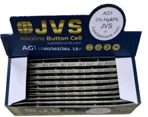 JVS-ALKALİN DÜĞME PİL 10'LU 20 KART