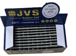 JVS-ALKALİN DÜĞME PİL 10'LU 20 KART