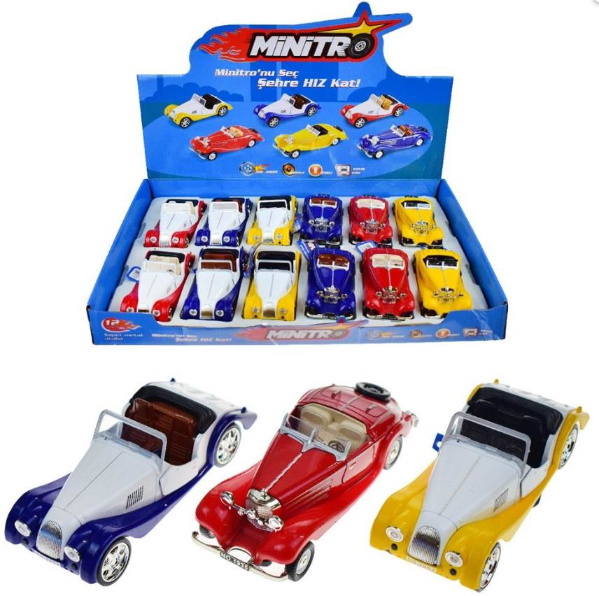 BRL-1:32 METAL ÇEKBIRAK SESLİ IŞIKLI VINTAGE KLASİK (144)