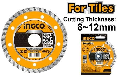 INGCO-ELMASLI SERAMIK KESME DISKI 125X22.2MM