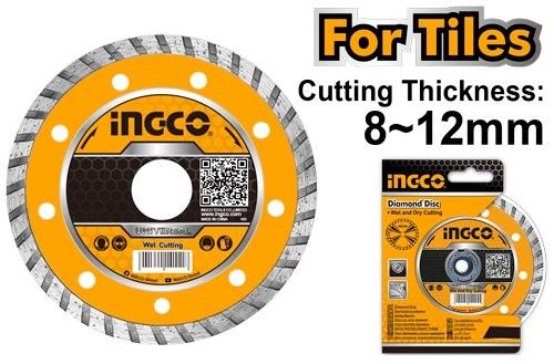 INGCO-ELMASLI SERAMIK KESME DISKI 125X22.2MM