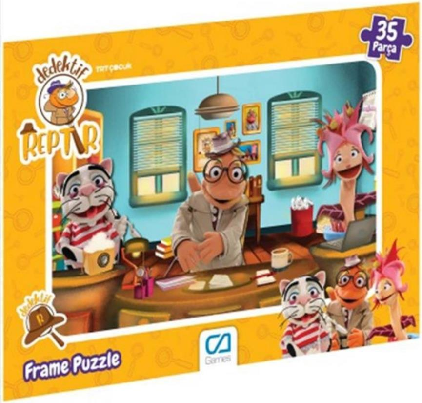 CA-DEDEKTİF REPTIR FRAME PUZZLE (36)