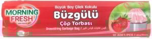PROSON-MORNİNG FRESH BÜZGÜLÜ 65*70-120 GR BÜYÜK ÇİLEK ÇÖP POŞETİ (50)