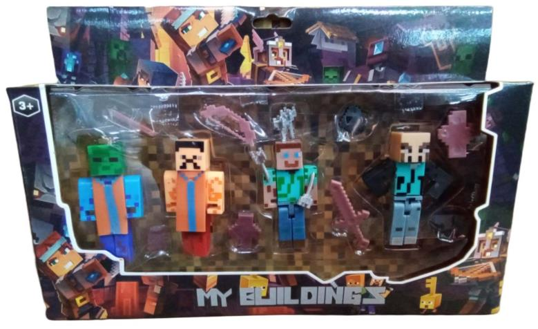 PJ-KUTULU 4-LÜ MINECRAFT SET(112)