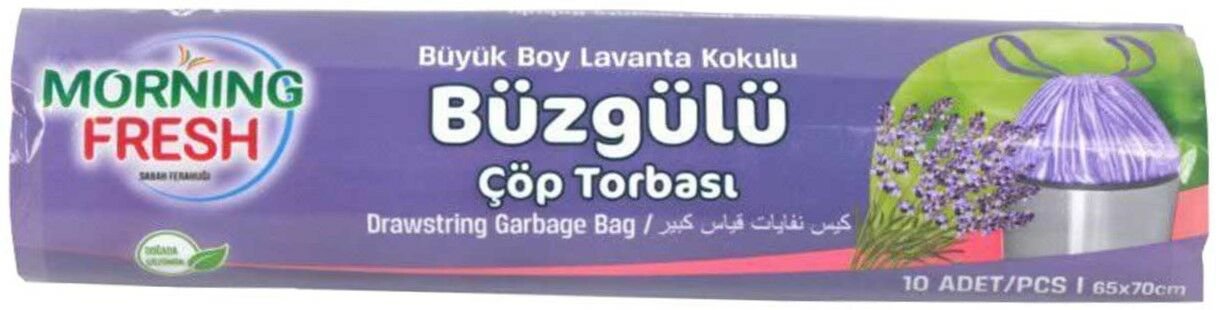 PROSON-MORNİNG FRESH BÜZGÜLÜ 65*70-120 GR BÜYÜK LAVANTA ÇÖP POŞETİ (50)