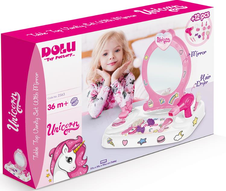 DOLU-UNICORN MASAÜSTÜ AYNALI GÜZELLİK SETİ (4)