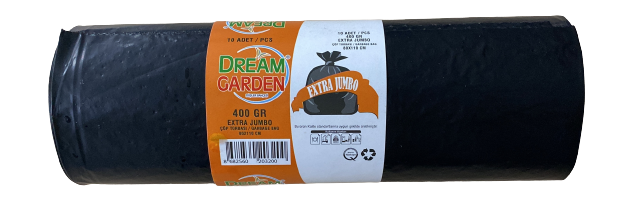 PROSON-DREAM GARDEN EXTRA JUMBO ÇÖP POŞETİ SİYAH 80*110 400 G*20