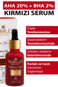 BS BUBBLES AH %10 +BHA %2 KIRMIZI SERUM