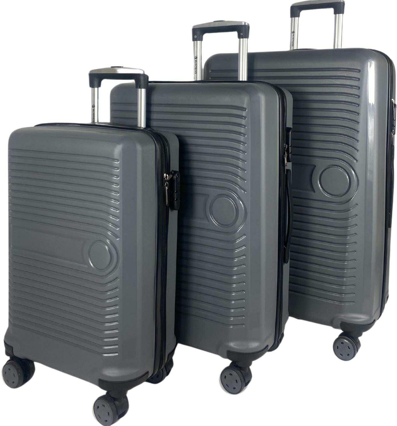 BUSINESS-NARDO GRİ 3 LÜ SET VALİZ