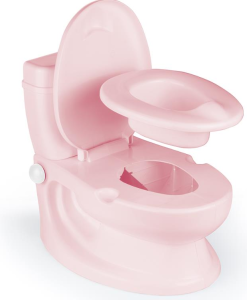 DOLU-EĞİTİCİ ÇOCUK TUVALETİ PEMBE