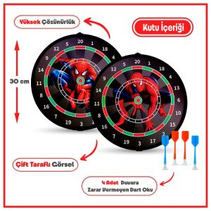 KARTOY-KIRMIZI KARAKTER DART 30 CM (24)