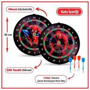 KARTOY-KIRMIZI KARAKTER DART 38 CM (20)