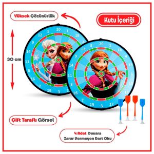 KARTOY-FROZEN MAVİ DART 30 CM (24)