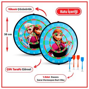 KARTOY-FROZEN MAVİ DART 38 CM (20)