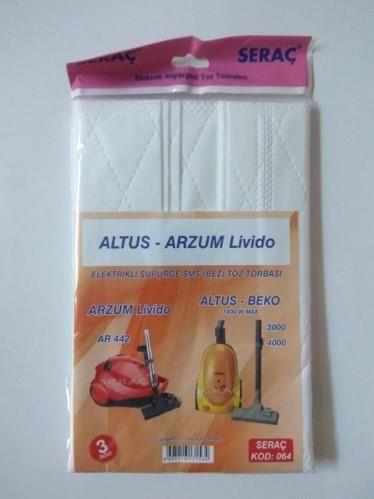 SERAÇ-ALTUS ARZUM LİVİDO BEZ TORBASI