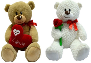 HALLEY-30 CM BURNU KALP NAKIŞLI AYI (30)