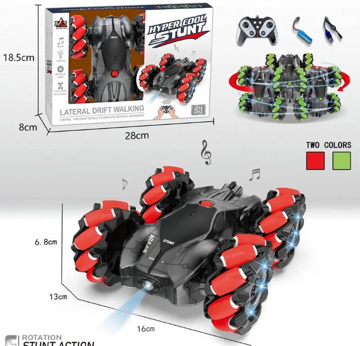 KMB-MÜZİKLİ IŞIKLI DUMAN ATAN KUMANDALI ARABA (36)