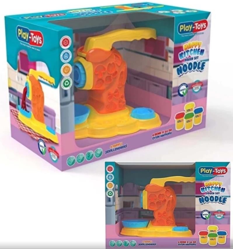 ASYA- PLAYTOYS HAPPY KITCHEN NOODLE DOUGH SET