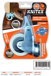KNITEX-ECO 50'LİK TABLALI FRENLİ TEKER