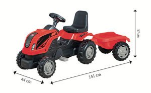 MMX-RÖMORKLU TRAKTÖR KIRMIZI