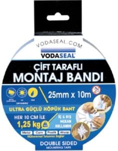 NM-VODASEAL ÇİFT TARAFLI MONTAJ BANDI 25X10 MT.