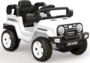 DOLU-SAHARA BEYAZ 12 V KUMANDALI AKÜLÜ ARABA